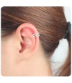 8mm CZ Stones Ear Cuff EC-1148s